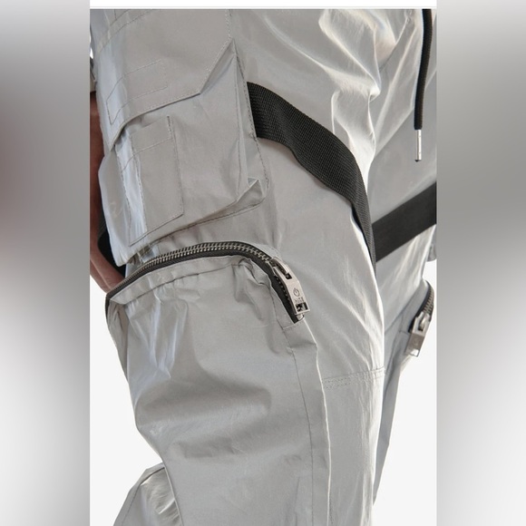 Life Code 3M Pants with Straps ~ Silver (REFLECTIVE) - Picture 5 of 10